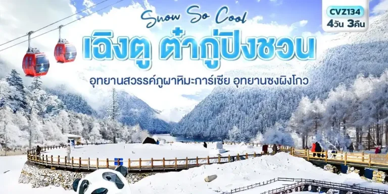 ทัวร์จีน เฉิงตู เที่ยวจีน